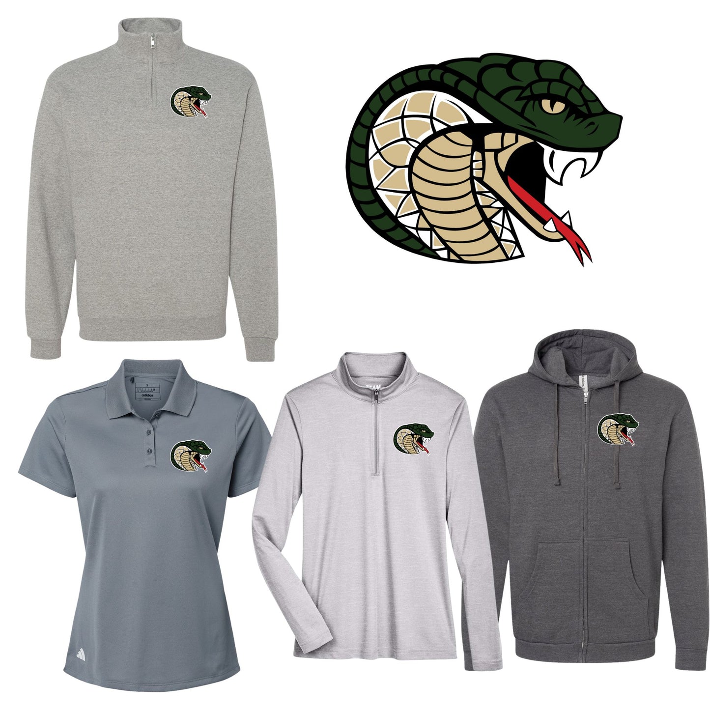 Lady Cobras Basketball ~ Zip and Button Items