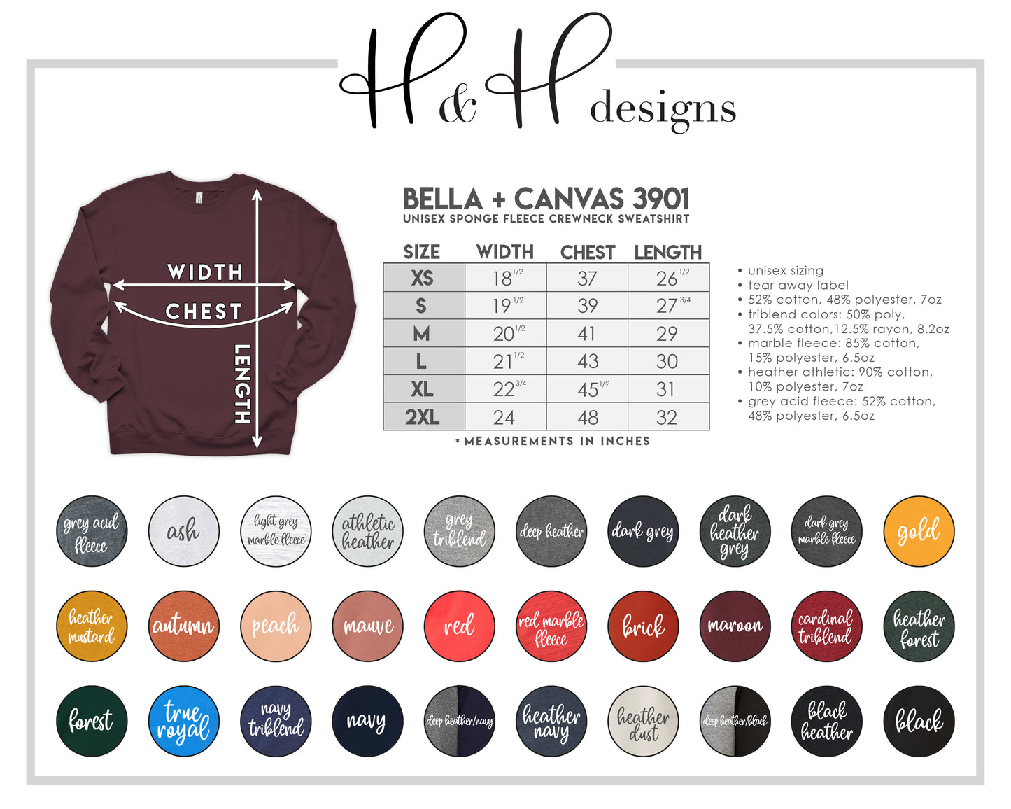 Ignite Black Bella+Canvas Crewneck Sweatshirt - Ignite Hybrid School