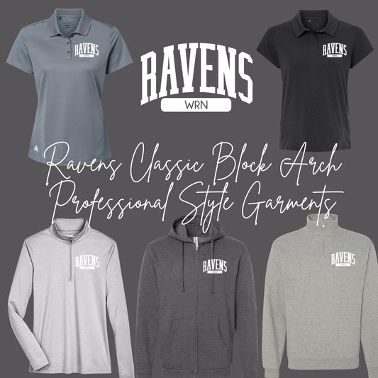 Ravens Classic Block Arch ~ Professional Style Apparel