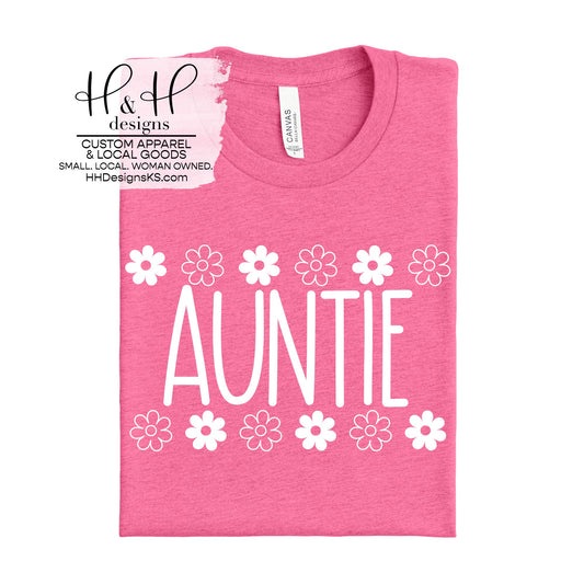 Auntie Floral Block