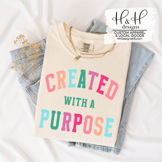 Created with a Purpose - Rainbow Block