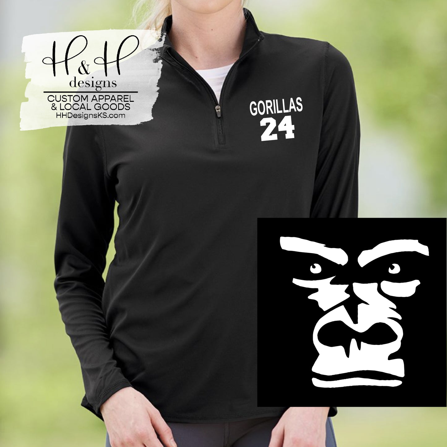 Gorillas Quarter Zip