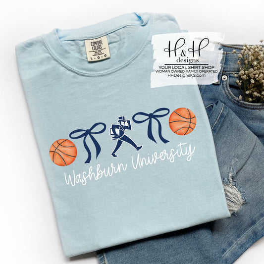 Washburn University Basketball Coquette Bows ~ Licensed Apparel ~ HHWU206