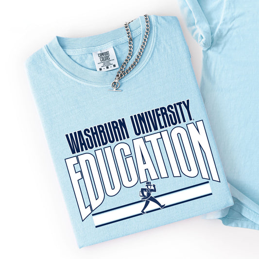 Washburn University Education Warp ~ Licensed Apparel ~ HHWU238