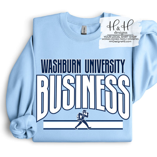 Washburn University Business Warp ~ Licensed Apparel ~ HHWU239