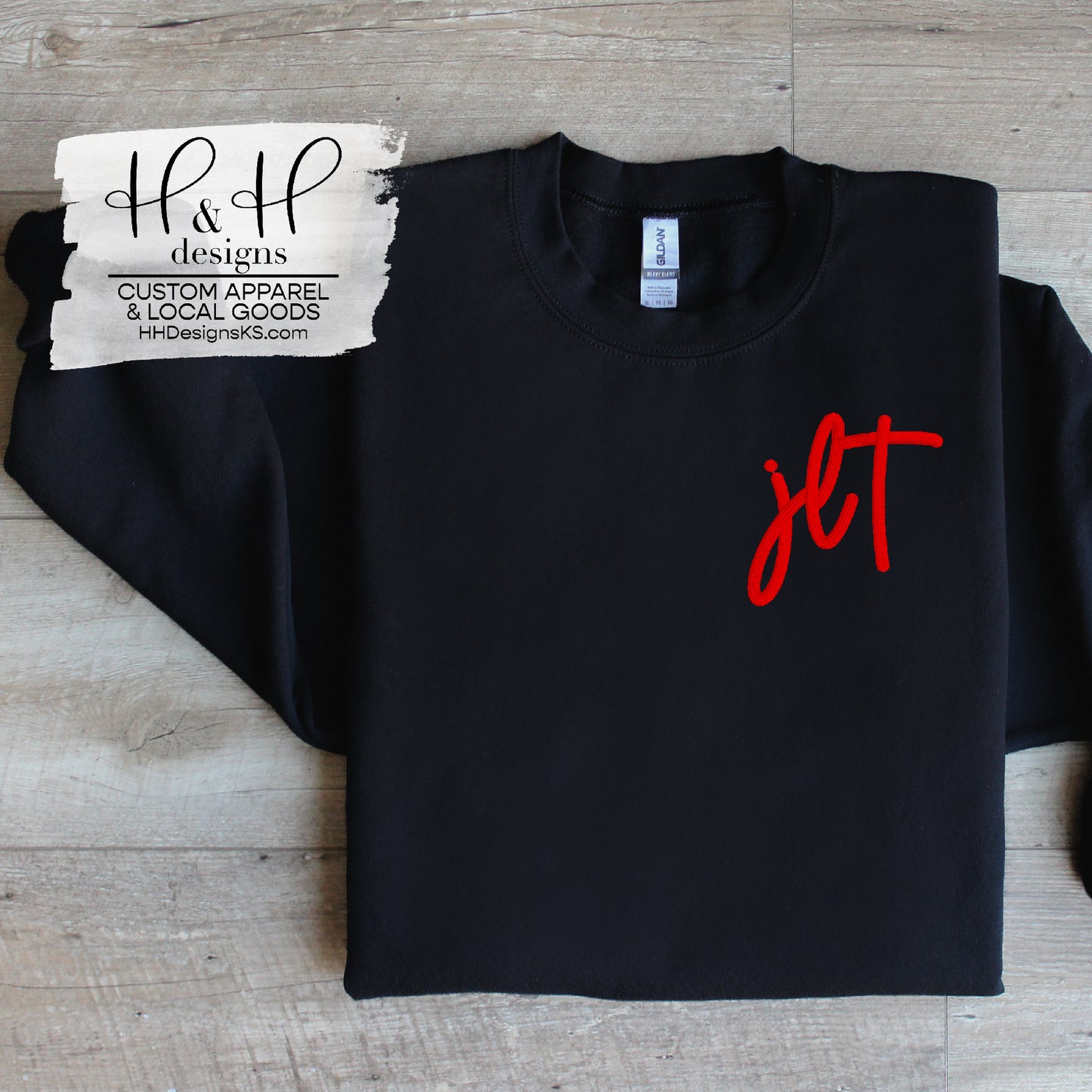 jlt puff embroidery~ Junior League Topeka