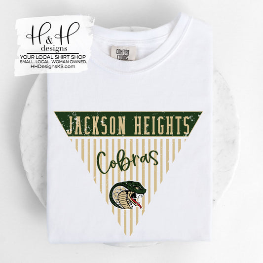 Jackson Heights Striped Pennants ~ HH124