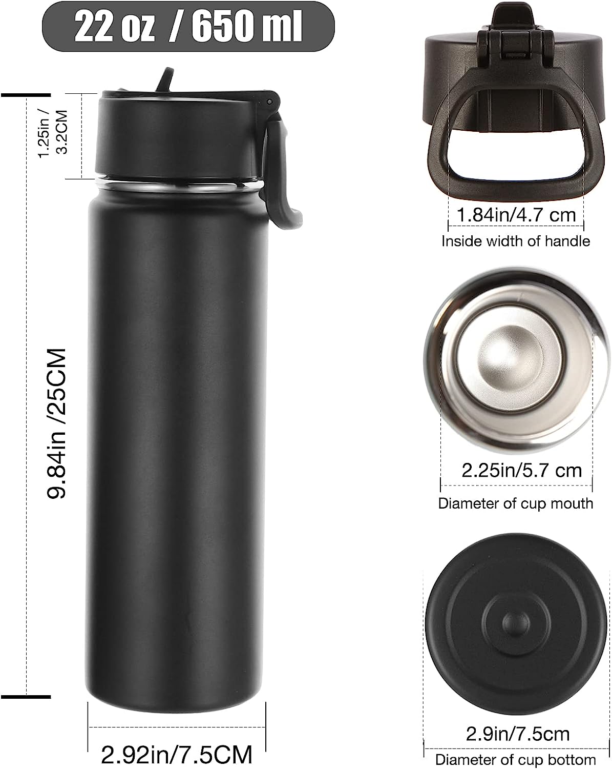 Jackson County Wrestling 22oz Waterbottle
