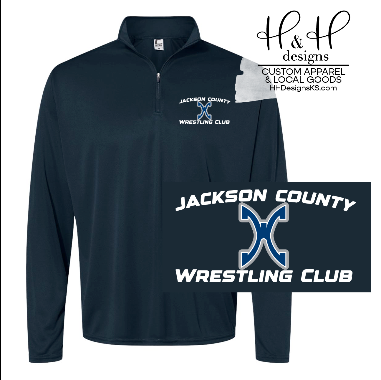 Dri-Fit quarter zip - Jackson County Wrestling