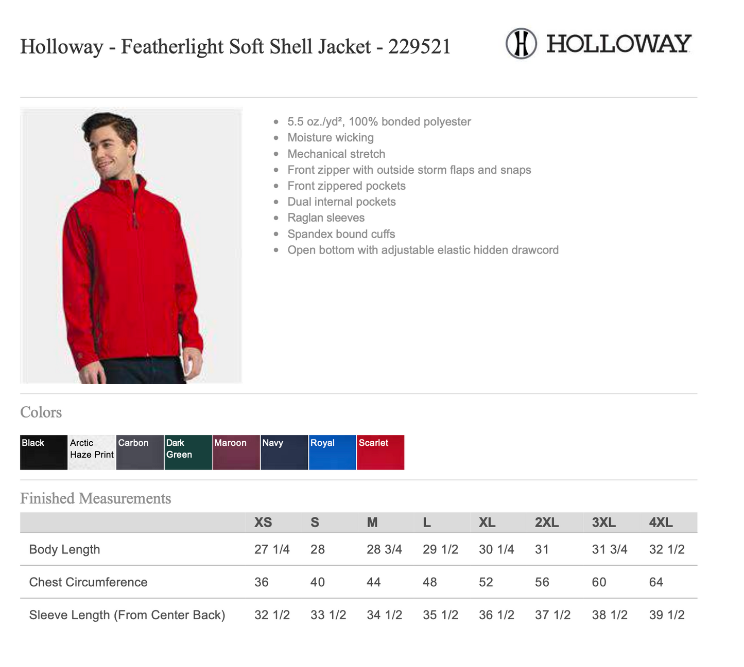 FSGC Embroidery ~ Multiple Garment Styles Available