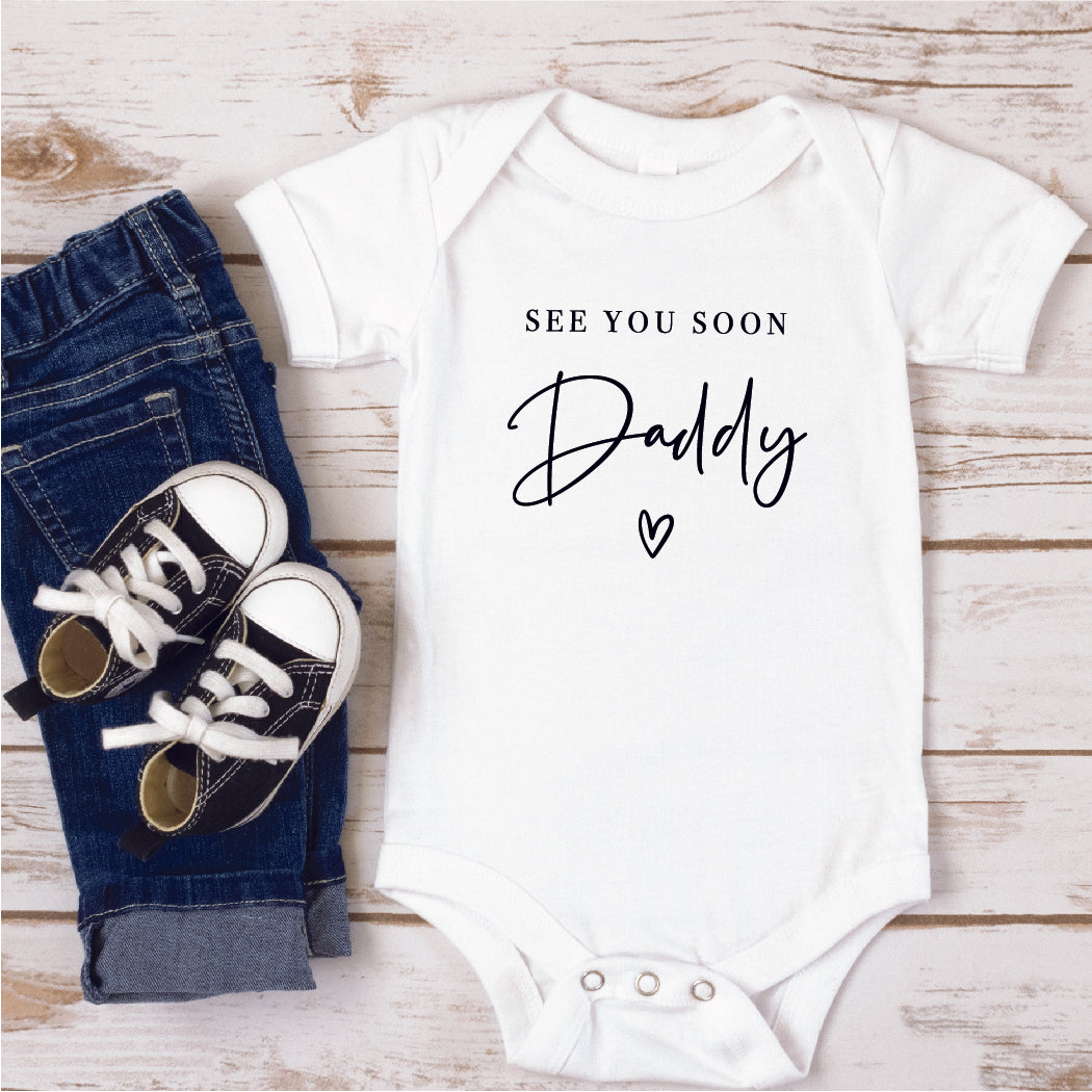 See you soon Pregnancy Announcement Onesie - Main Image