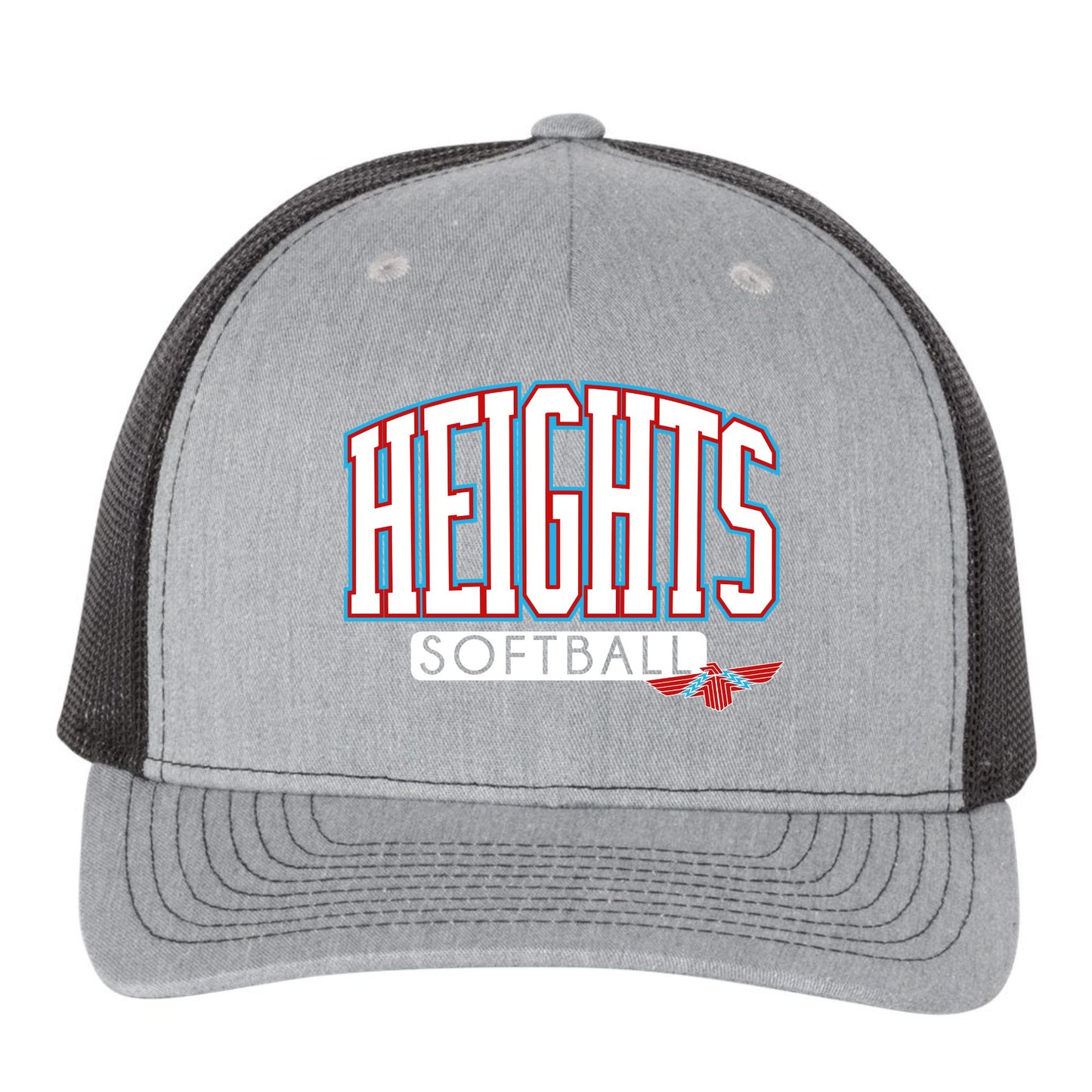 Heights Softball Arch ~ Printed 112FP Trucker Cap
