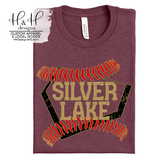 Silver Lake Distressed Home Plate Seams