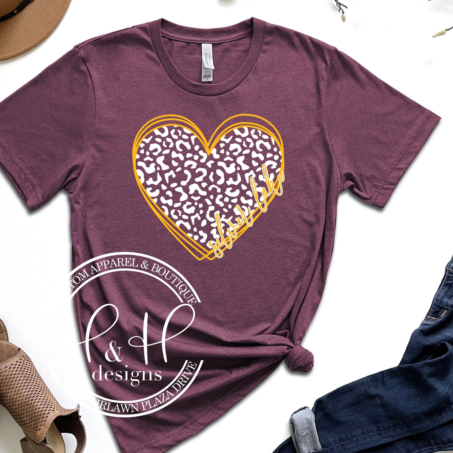 Silver Lake Hallow Leopard Heart