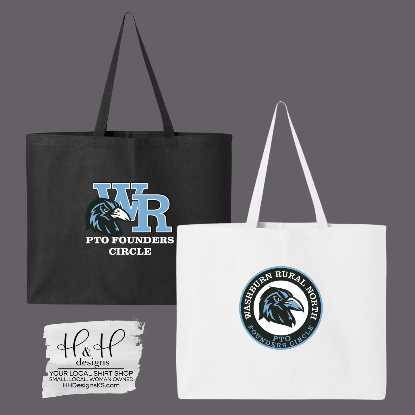 Large Tote Bag - WRN PTO Founders Circle