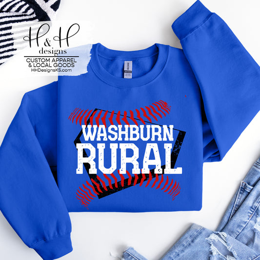 Washburn Rural Distressed Home Plate Seams