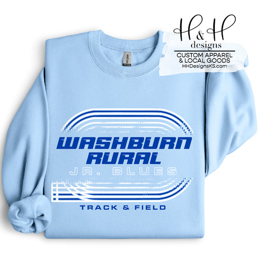 Washburn Rural Jr. Blues Distressed Track
