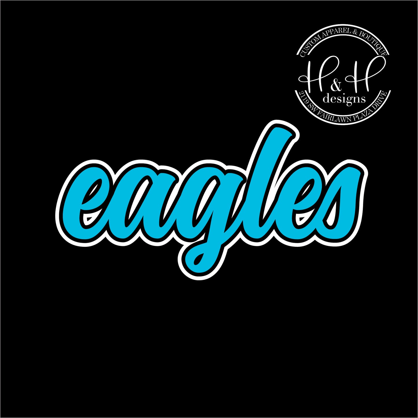 Eagles Double Script - Indian Hills PTO Fundraiser