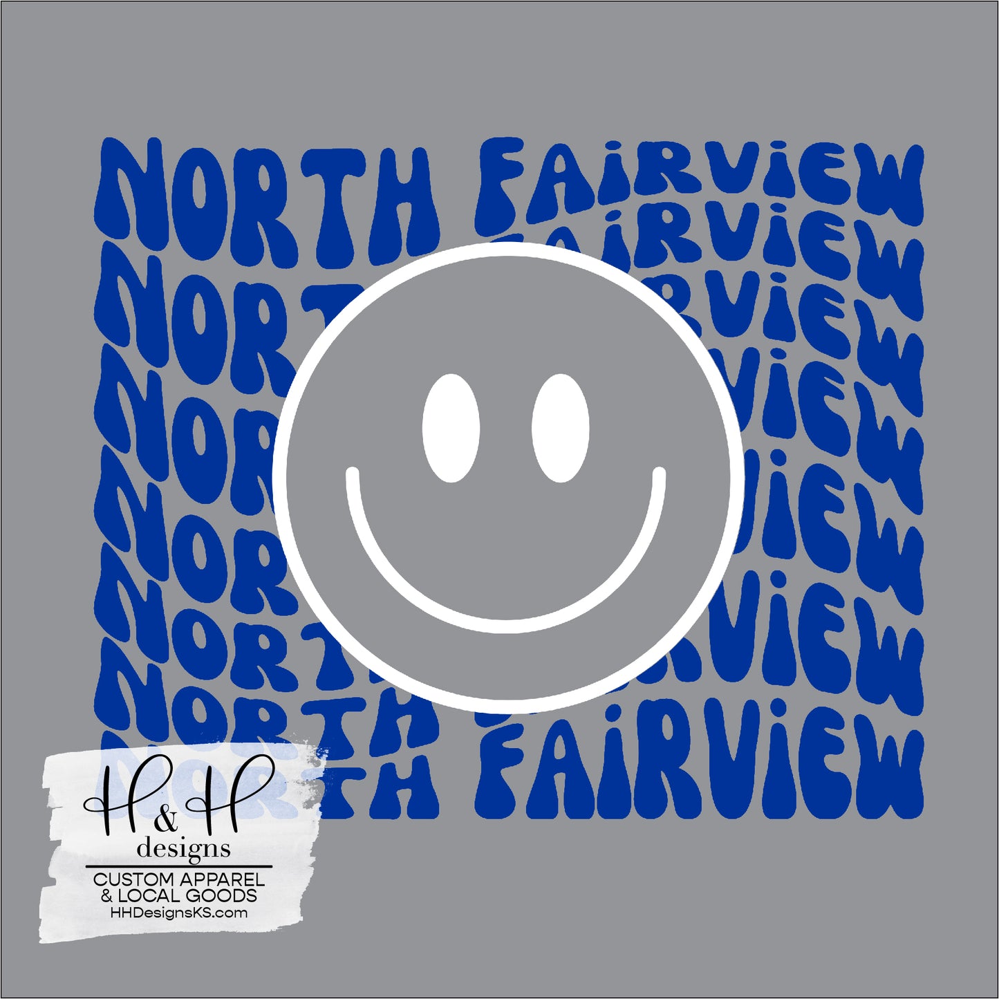 North Fairview Retro Wavy Smiley ~ North Fairview Fundraiser Fall 2023