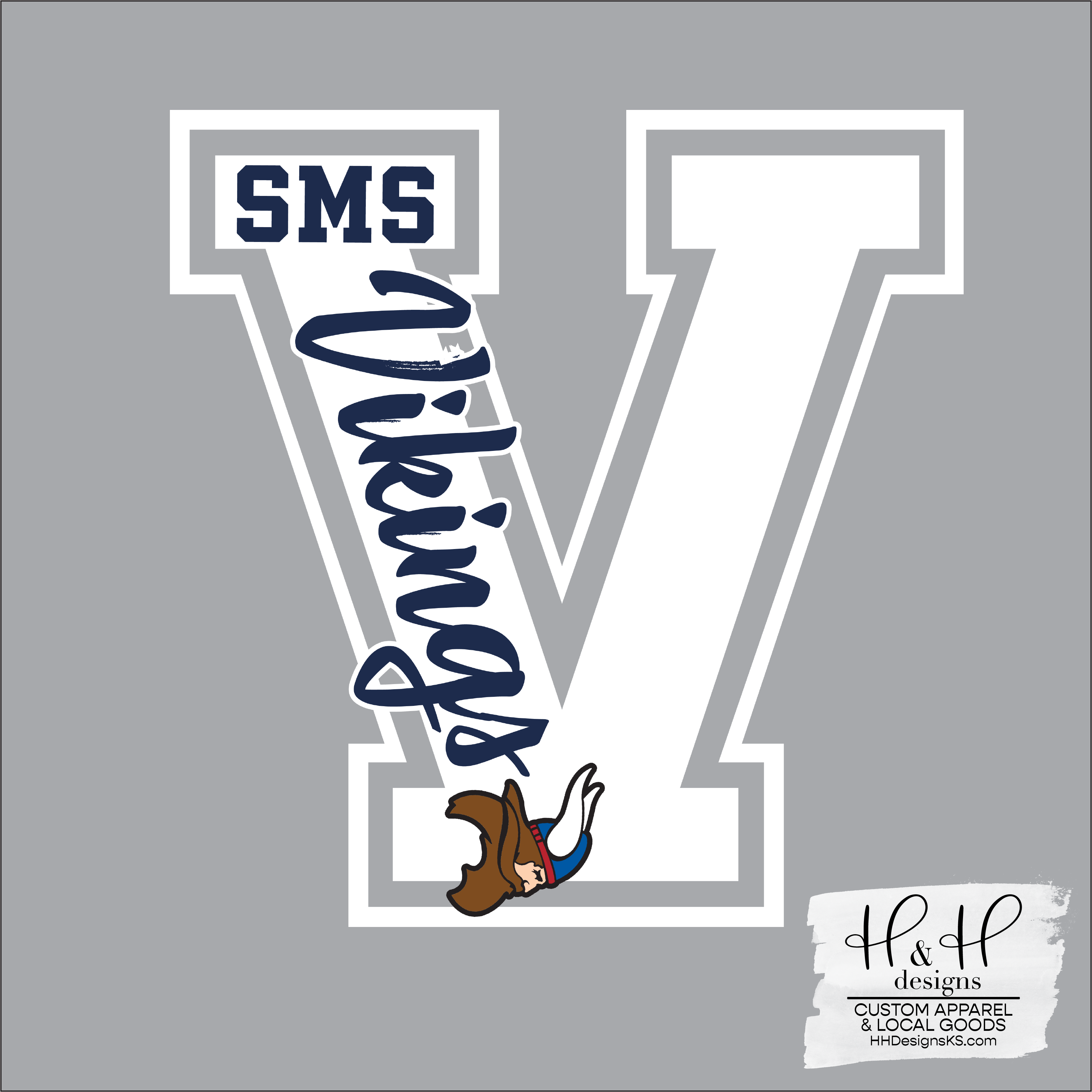 Vikings Varsity Letter Seaman Middle School PTO Fundraiser H&H