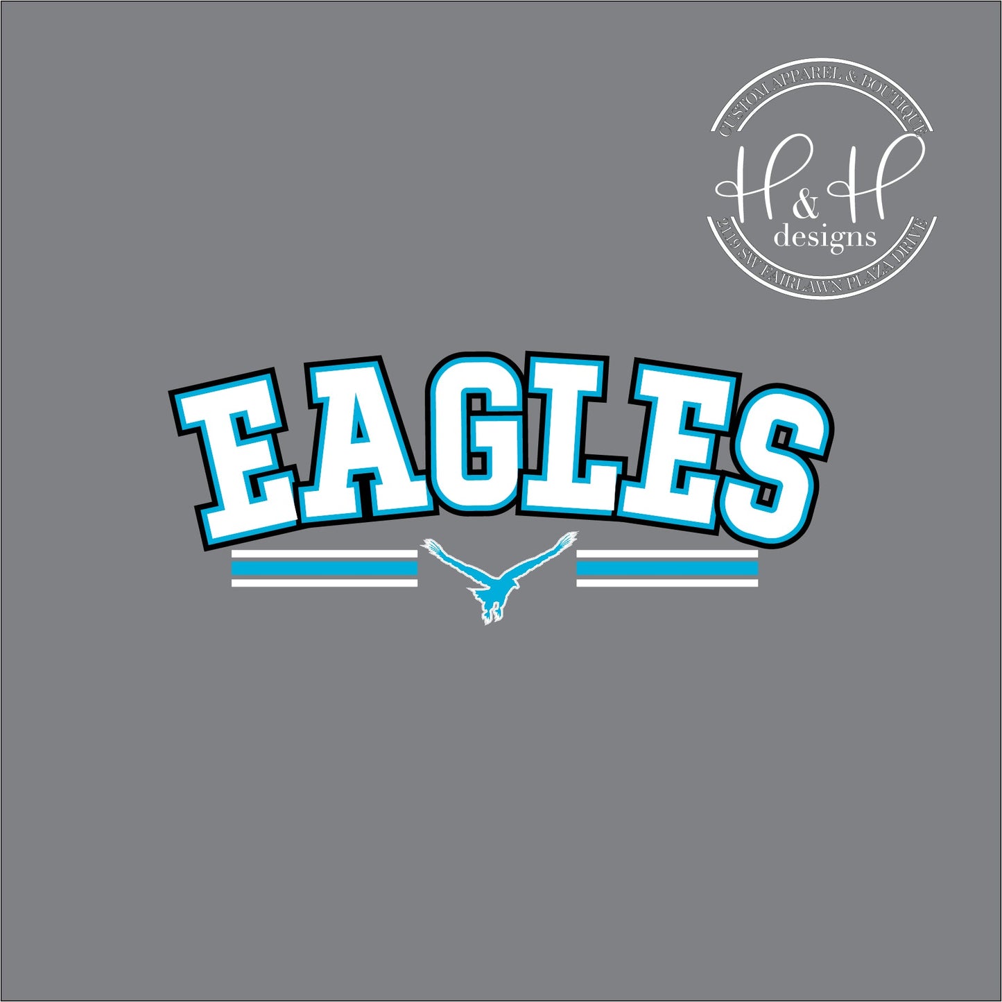Eagles Mock Patch Triple Line - Indian Hills Fundraiser