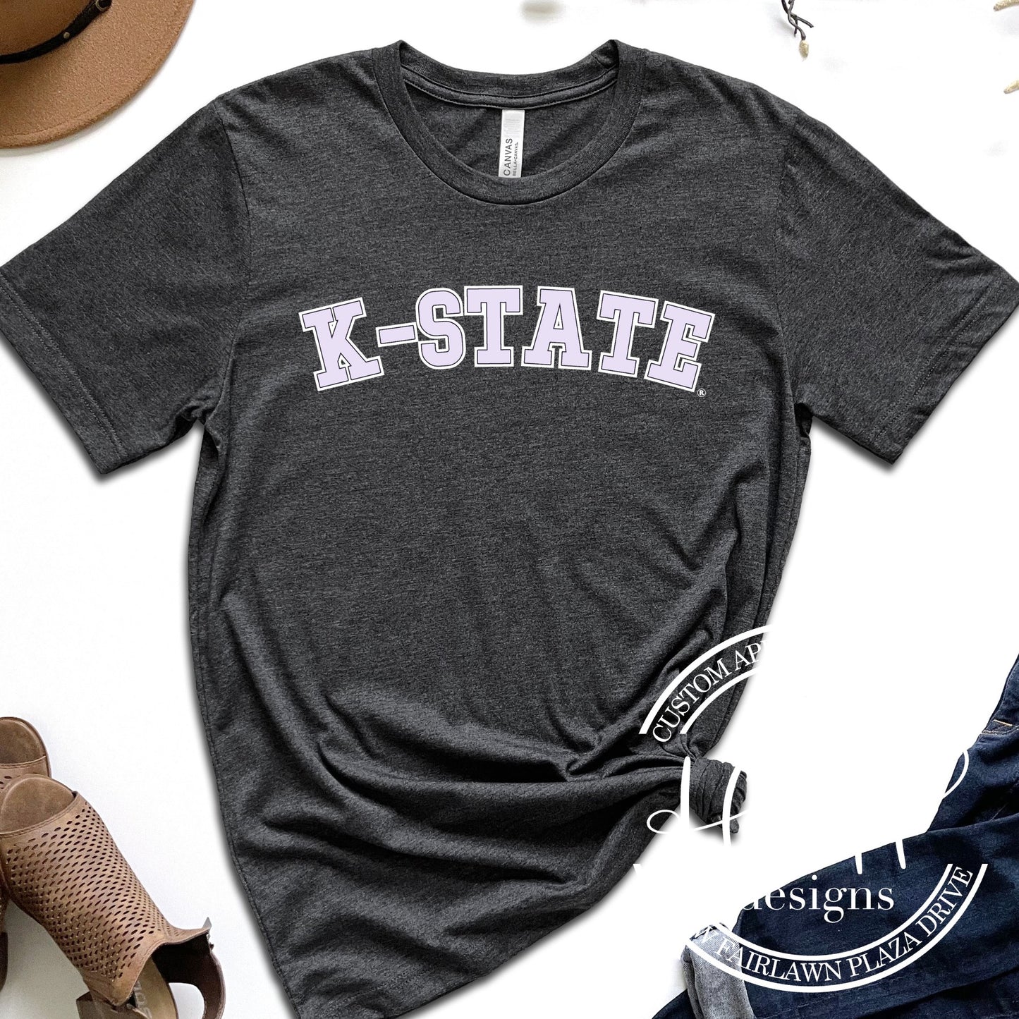 Lavender K-State Mock Patch HHKSU101