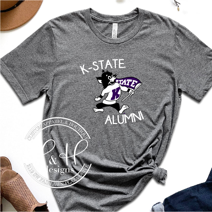 K-State Alumni with Willie - HHKSU121 - Licensed Apparel