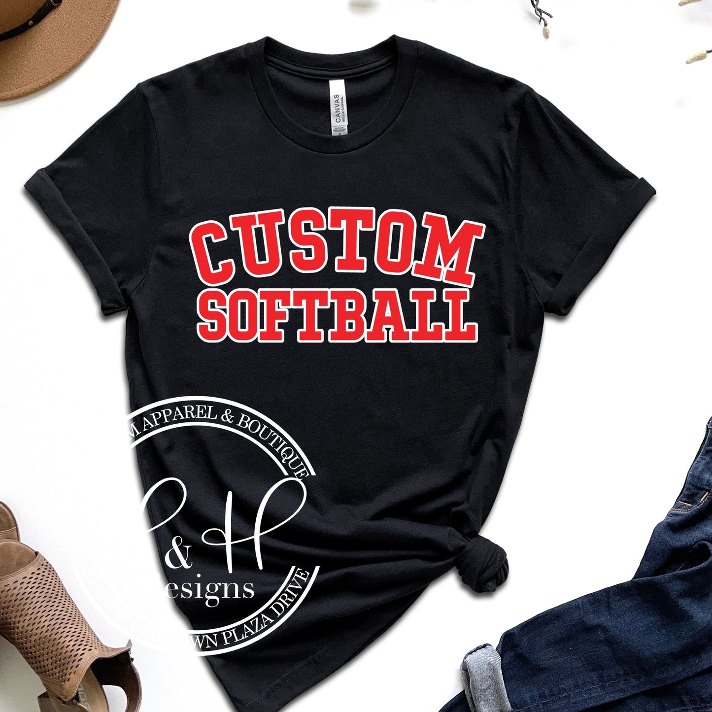 CUSTOM Softball Mock Patch