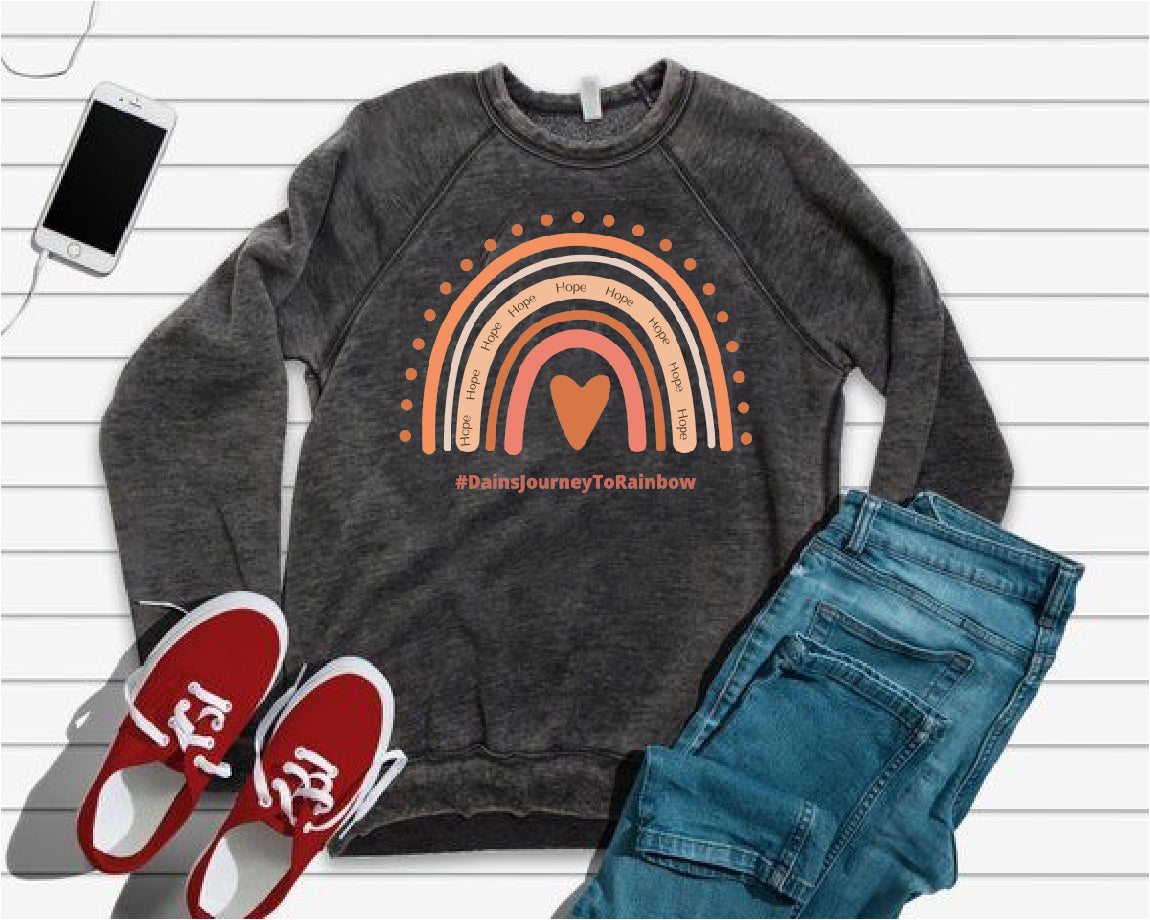 Dains Journey to Rainbow Fundraiser Tees- Closes 8/22