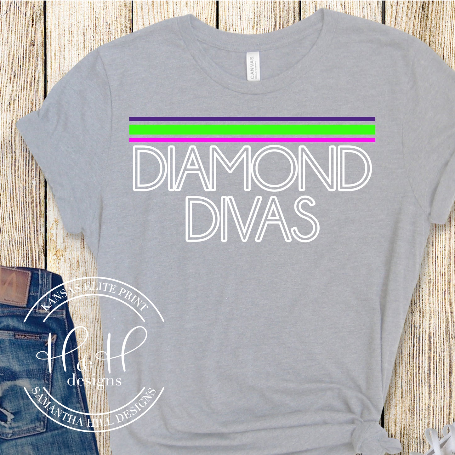 Diamond Divas Triple Lines