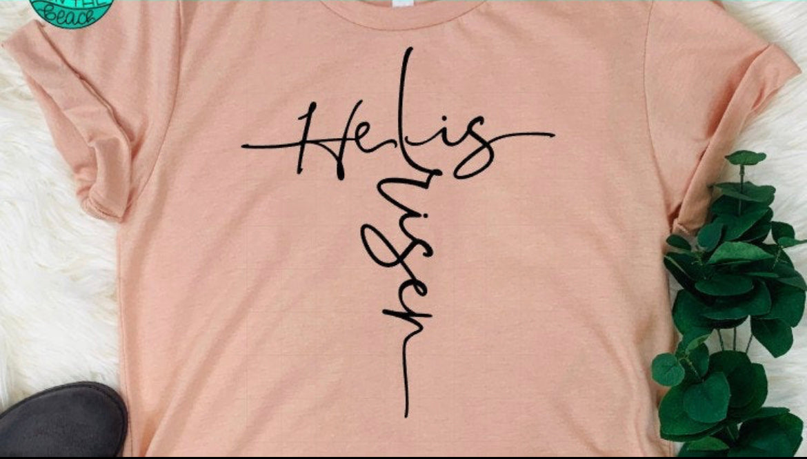He is risen cross