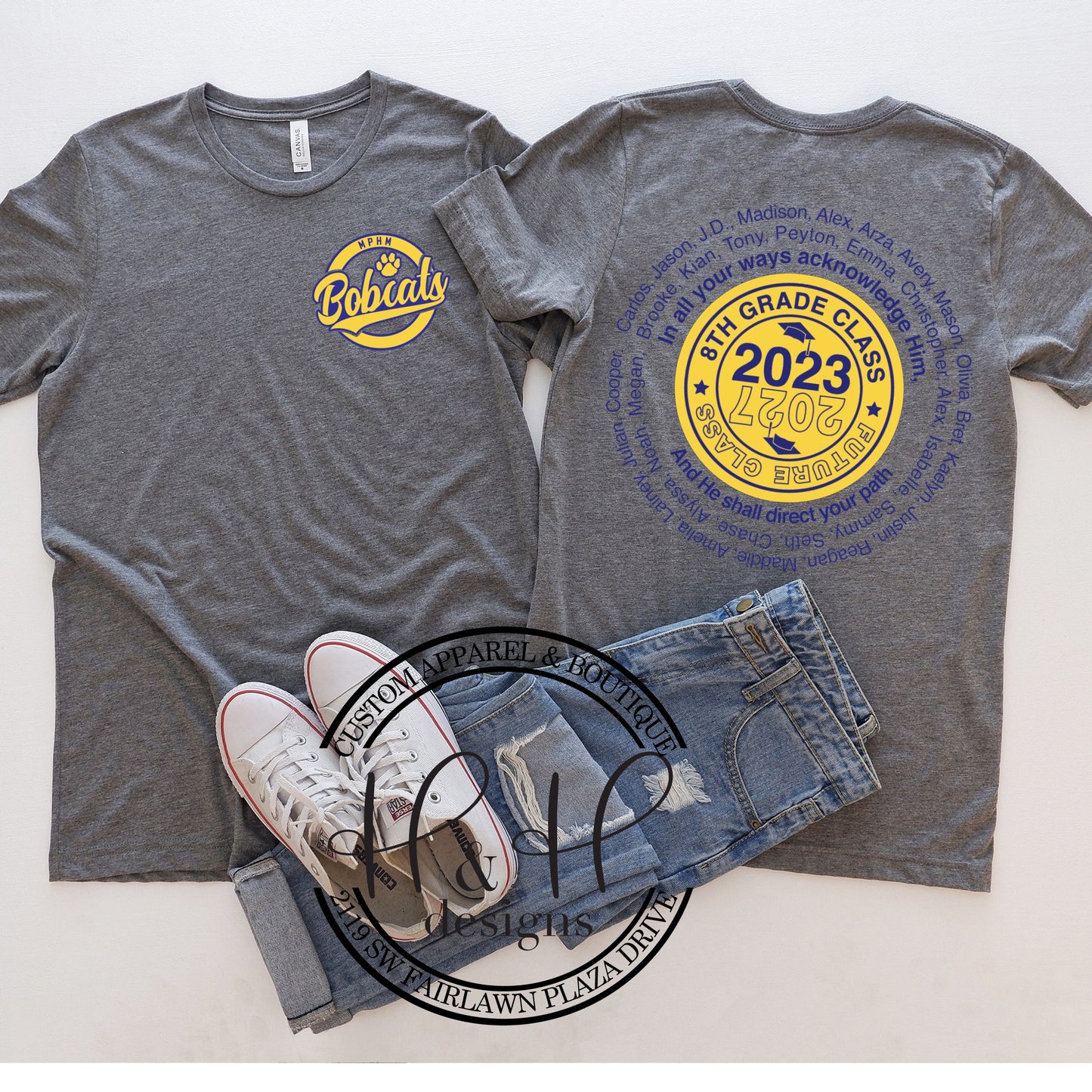 MPHM 8th Grade Graduation Tees - CLOSES 12/18, “PICKUP” WILL BE DELIVERED TO SCHOOL.