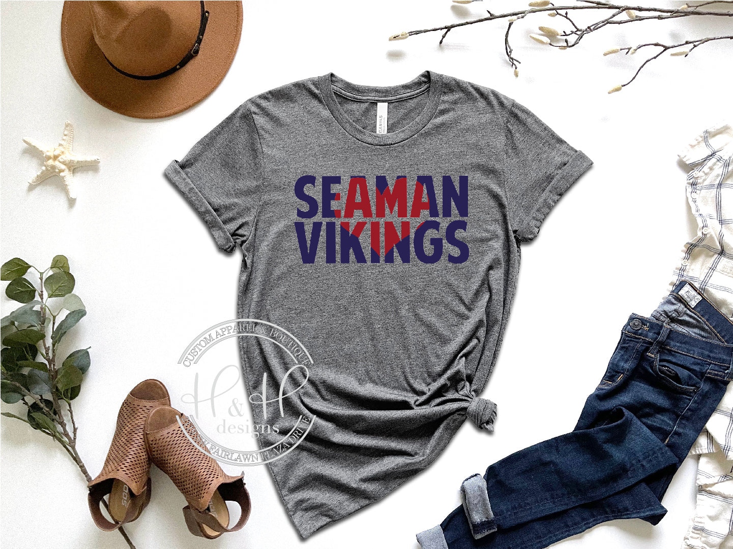 Seaman Vikings Knockout Heart