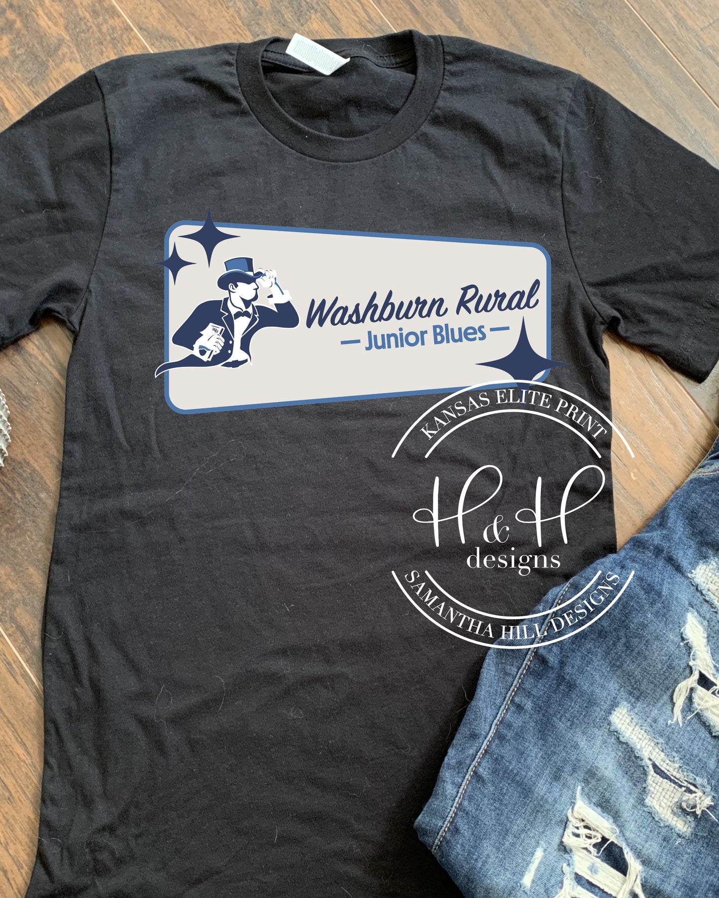 Washburn Rural Junior Blues Retro