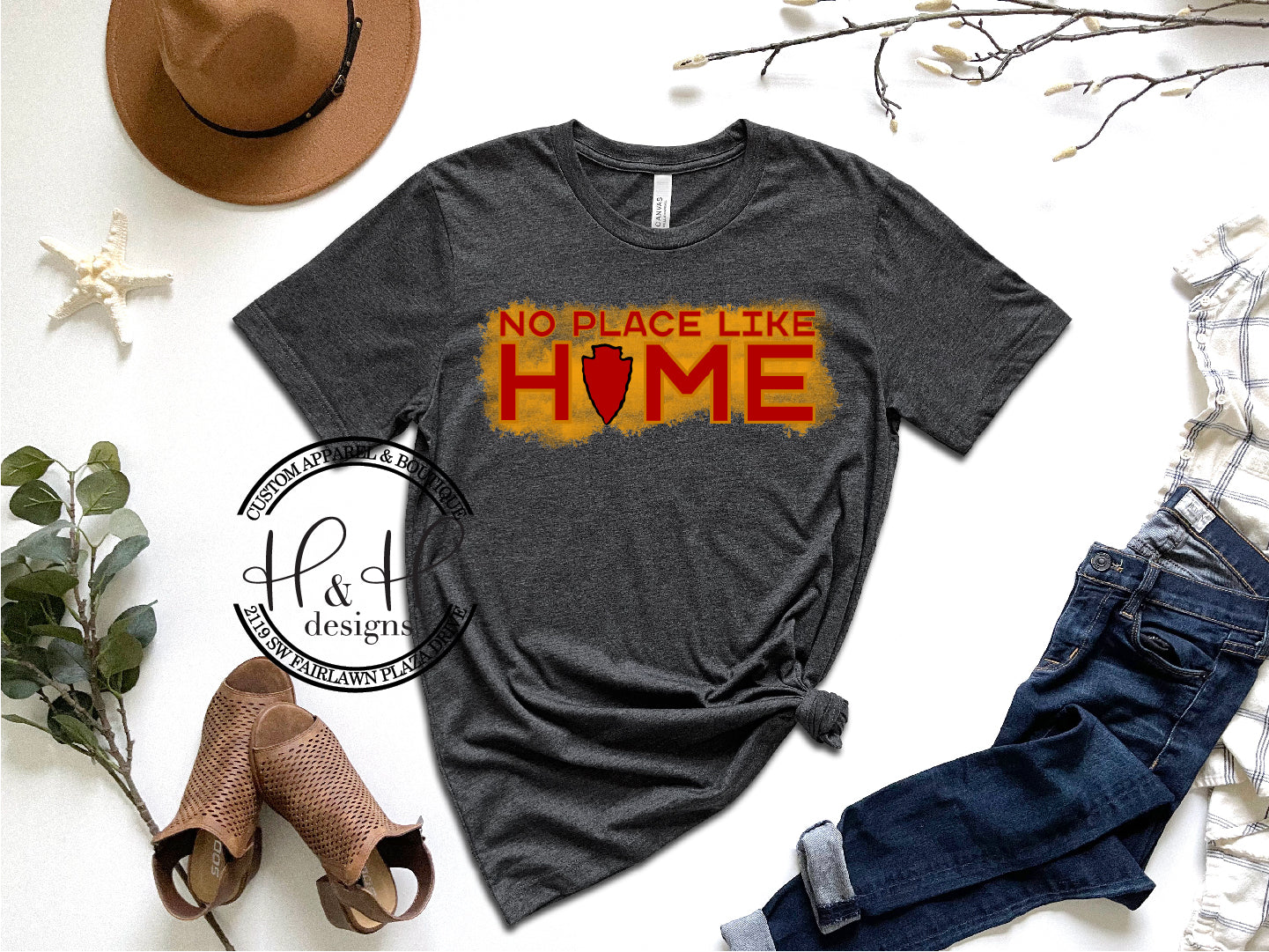 No place like home watercolor