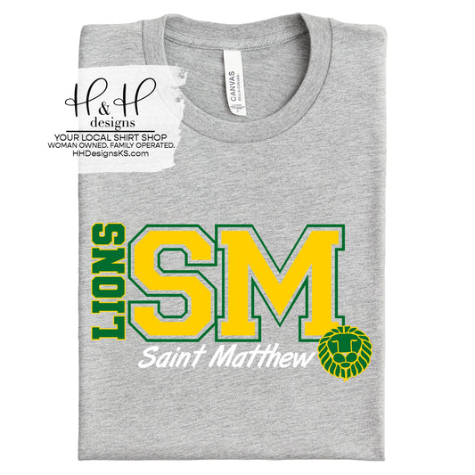 Lions Varsity Block Saint Matthew ~ HH1014