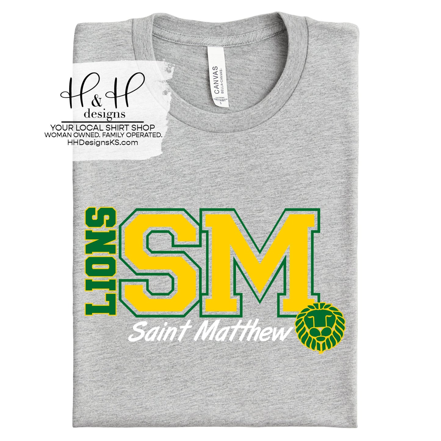 Lions Varsity Block Saint Matthew ~ HH1014