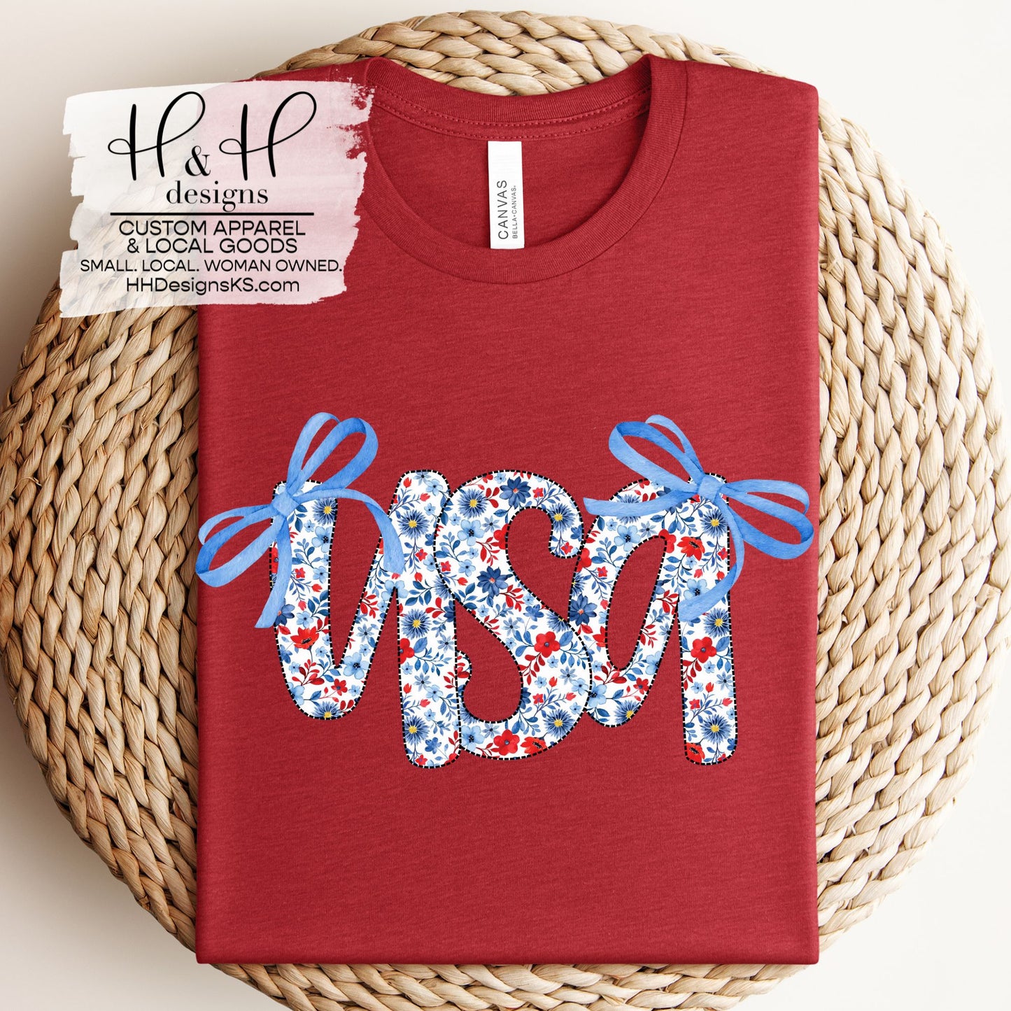 USA Floral Bows