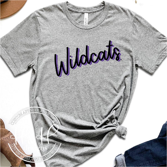 Wildcats Script MM ~ HHKSU117 ~ Licensed Apparel
