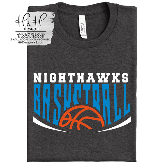 Nighthawks Basketball Curved ~ NEK