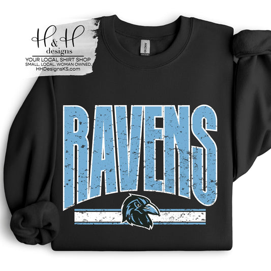 Ravens Distressed Warp ~ WRN