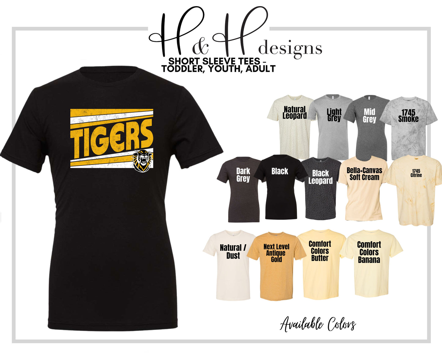 Tigers Triple Triangle ~ Licensed Apparel ~ HHFHSU115