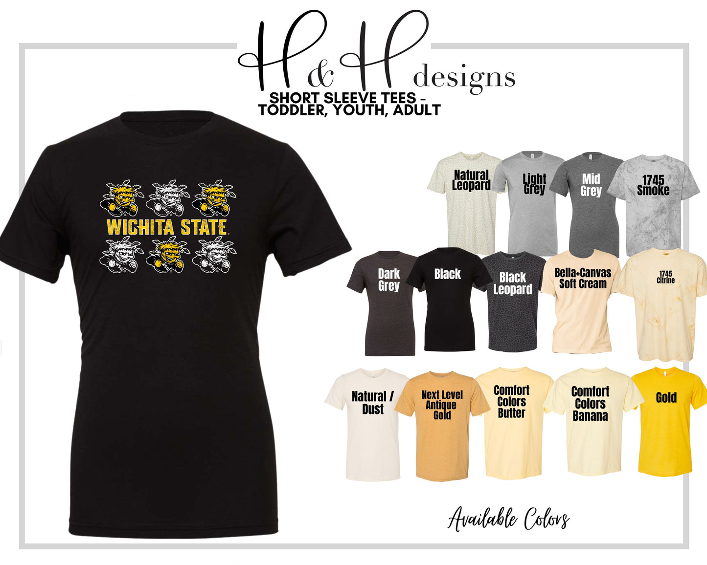 Distressed Shockers ~ Licensed Apparel ~ HHWSU111