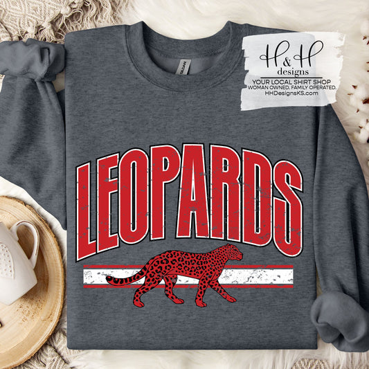 Leopards Distressed Warp ~ Lowman Hill Fundraiser 2025