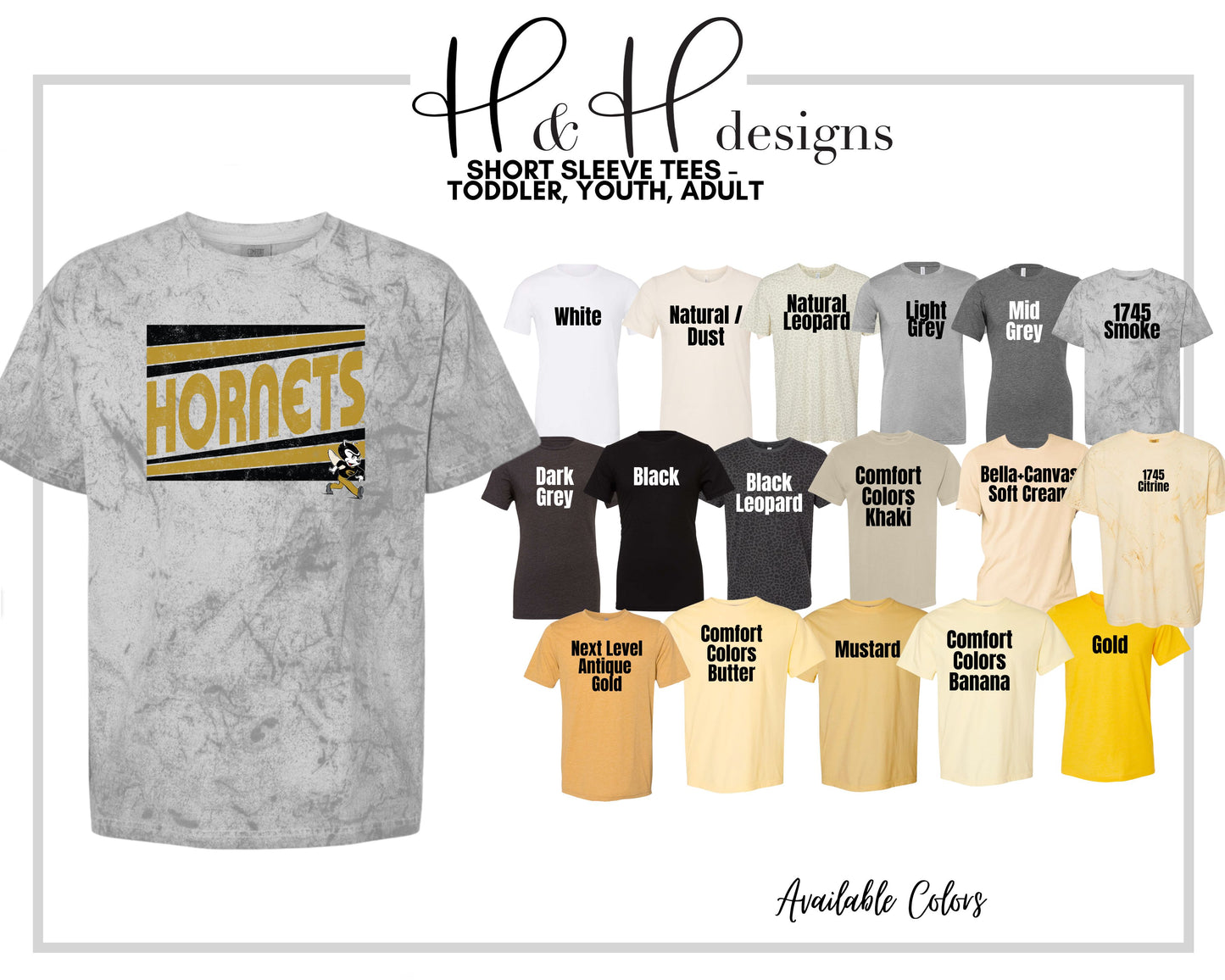 Hornets Triple Triangle ~ Licensed Apparel ~ HHESU125