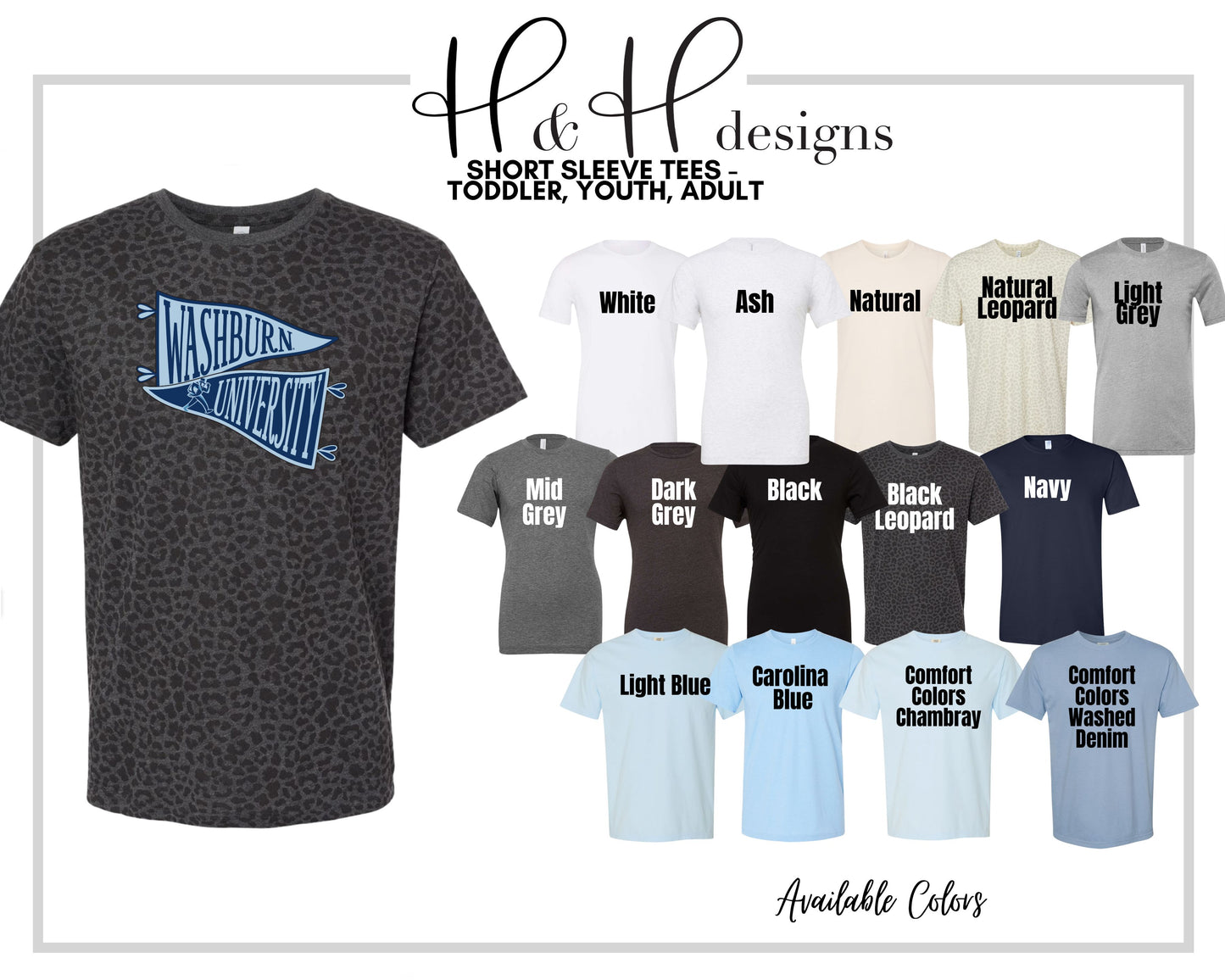 Washburn University Mascot Pennant Stack ~ Licensed Apparel ~ HHWU220