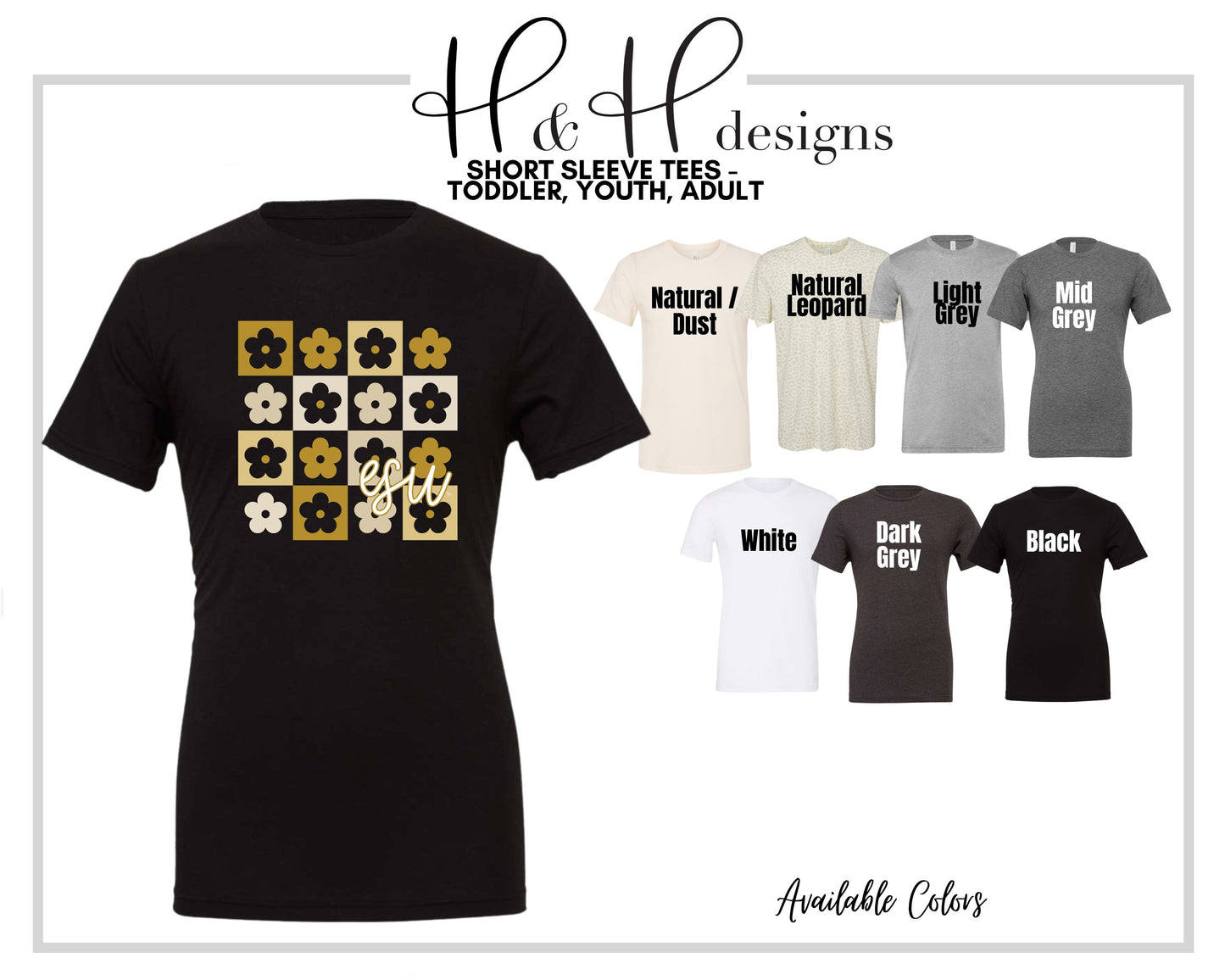 ESU Daisy Block ~ Licensed Apparel ~ HHESU106