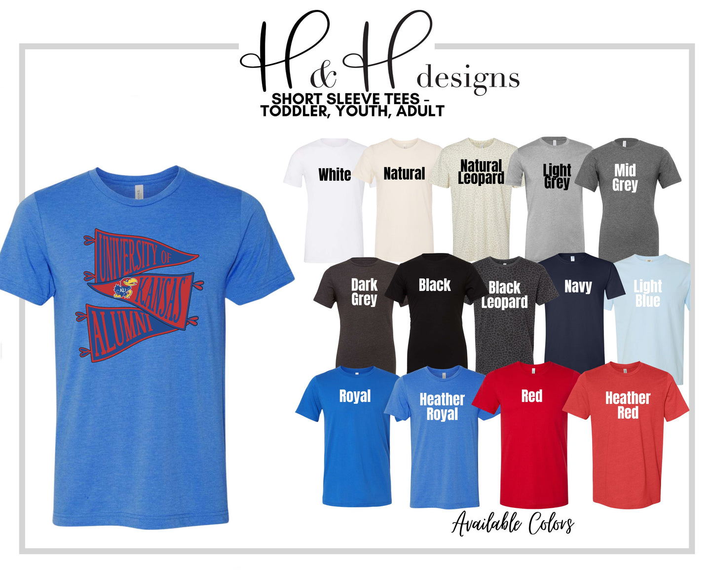 Kansas Alumni Pennants  ~ Licensed Apparel ~ HHKU168