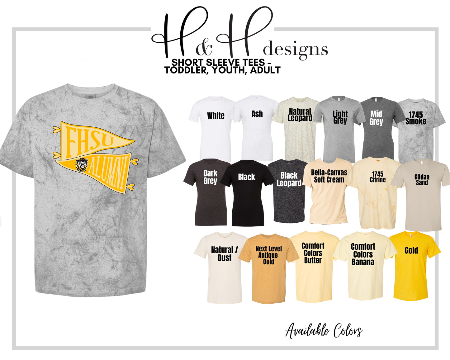 Fort Hays State Alumni Pennants ~ Licensed Apparel ~ HHFHSU126