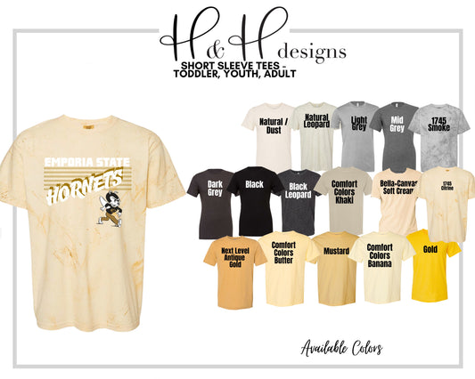 Hornets Six Rectangles ~ Licensed Apparel ~ HHESU129